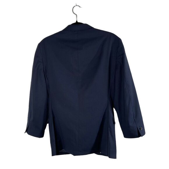 JOSEPH ABBOUD Men’s Size 36/30 Blue Wool Polyester Sport Coat Blazer Suit Jacket - Picture 5 of 16